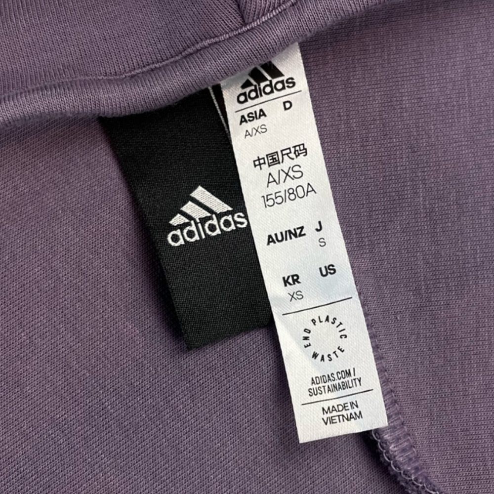 ADIDAS • Shadow Violet F23 ZNE Full-Zip Hooded Jacket, XS - Picture 11 of 16